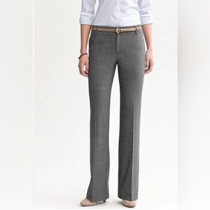 Banana republic women’s 6 long‎ Martin fit twill pants grey color